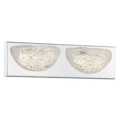 Modern Ice 20W 2 LED Vanity Light by George Kovacs - P5442-077-L