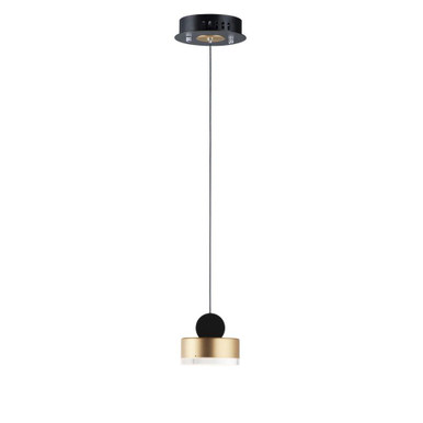 Nob 7.2W 1 LED Light Mini Pendant by ET2 - E20861-75BKGLD