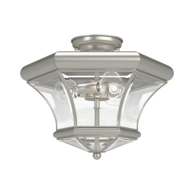 Monterey 3 Light 13 Inch Wide Flush Mount by Livex - 4083