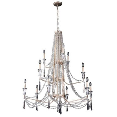 Barcelona 12 Light Oversized 3 Tier Chandelier by Varaluz - 270C12