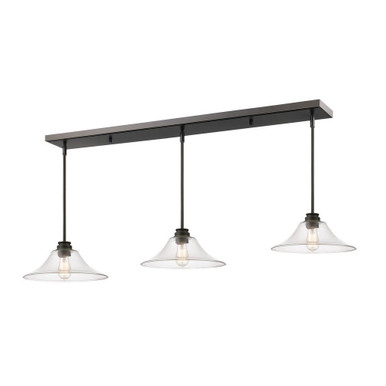 Annora 3 Light Island/Billiard 14 Inches Wide by 6.13 Inches High by Z-Lite - 428MP14AMNORA