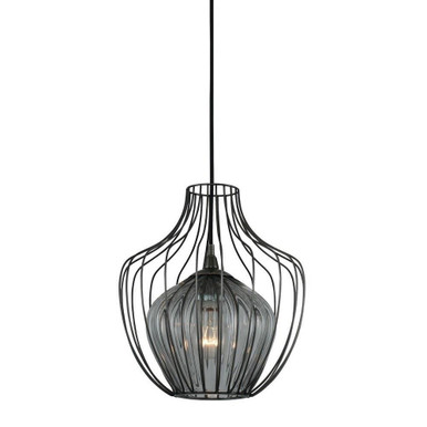 Emilia 1 Light Medium Outdoor Pendant 13 Inch Tall by Kalco - 404850CM
