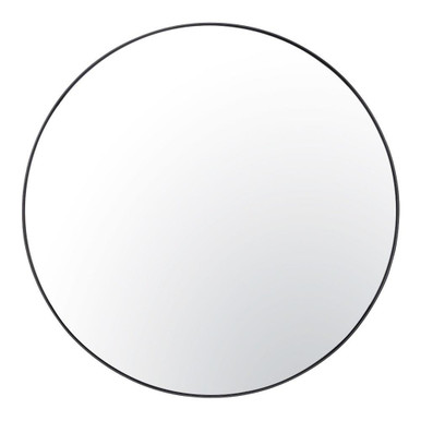 Tablet Round Wall Mirror In Industrial Style 40 Inch Wide by Varaluz - 458MI40