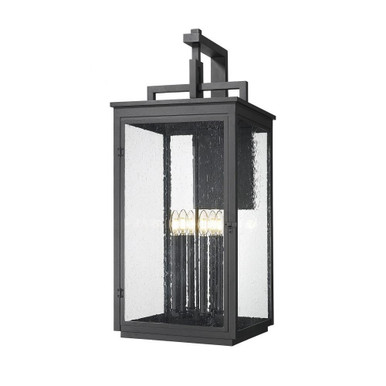 Hartwell 6 Light Outdoor Wall Mount 36 Inch Tall and 15 Inch Wide by Z Lite - 5019XXL-BK