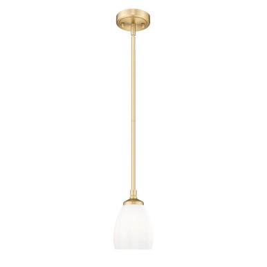 Oren 1 Light Pendant 8 Inch Tall and 5.5 Inch Wide by Z Lite - 7004P5