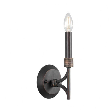Gardner 1 Light Wall Sconce 9.88 Inch Tall and 5 Inch Wide by Savoy House - 9-8168-1-26