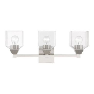 Chapman Fold 3 Light Vanity Light 23 Inch Wide by Bailey Street Home - 218-BEL-1219743