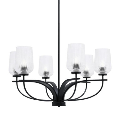 Cavella 6 Light Large Chandelier by Toltec 3906-MB-4250 - 3906-MB-4250