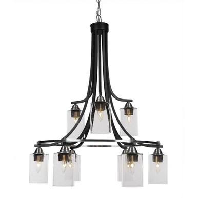 Paramount 9 Light Large Chandelier by Toltec 3419-2936 - 3419-2936