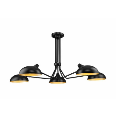 Darley Ground 5 Light 52 Inch Wide Semi Flush Mount by Bailey Street Home - 372-BEL-4961913
