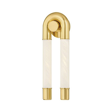 Zeme 20W 2 LED Wall Sconce by Corbett - 471-02-VPB