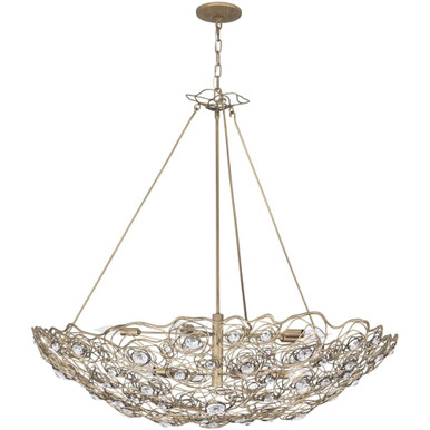 Ethereal Rose 10 Light Oversized Pendant by Varaluz - 500P10HGOB