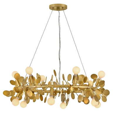 Lolli 60W 12 LED Chandelier 10.5 Inch Tall and 30 Inch Wide by Lark - 84406
