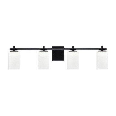 Franklin 4 Light Bath Bar 8.5 Inch Tall and 35.5 Inch Length by Toltec - 1214-85-355