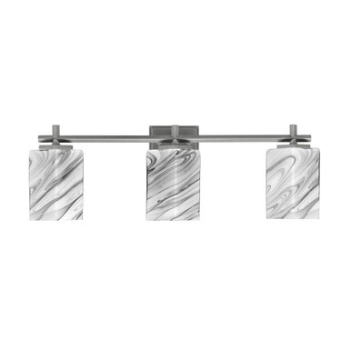 Franklin 3 Light Bath Bar 8.75 x 24.5 Inches Length by Toltec  - 1213-GP-541