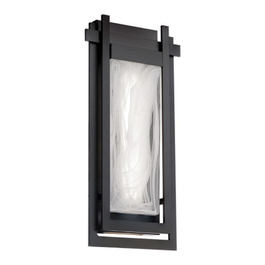 Haze 17.7W 1 LED Light Outdoor Wall Lantern by Modern Forms - WS-W64322-BK
