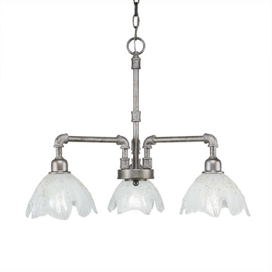 Vintage 3 Light Medium Chandelier by Toltec 283-20519 - 283-20519