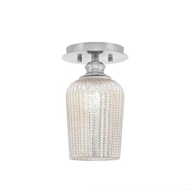 Edge 1 Light 9.75 Inch Length Semi Flush Mount by Toltec - 1160-6-9.75