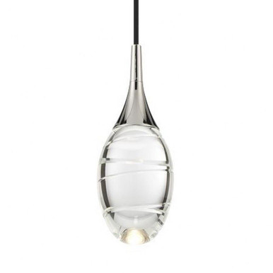 Hail 8W 1 LED Mini Pendant 11.25 Inch Tall by George Kovacs - P5592-613-L
