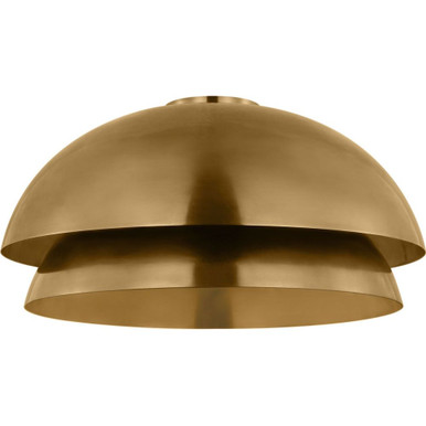 Shanti 12W 1 LED 20.5 Inch Wide Flush Mount by Visual Comfort Modern - SLFM13627