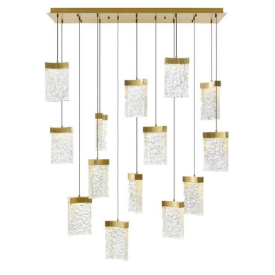 Lava LED Light Oversized Chandelier by CWI 1587P48-14 - 1587P48-14