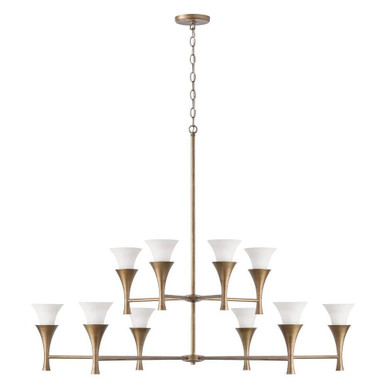 Nola 10 Light Chandelier 35.5 Inch Tall and 48 Inch Wide by Capital - 455701ML