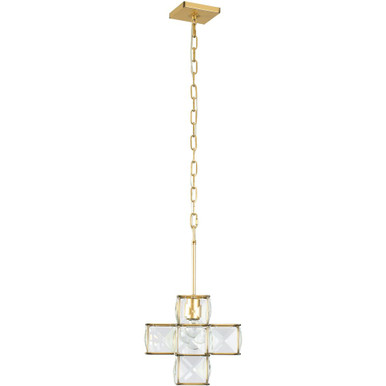 Cubic 1 Light Medium Pendant by Varaluz - 329P01CG