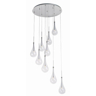 Larmes 13.5W 9 LED Light Large Pendant by ET2 - E20515-18PC