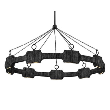 Raffi 33W LED Large Chandelier 38.5 x 48 Inches Wide by Hinkley - 34108CBK