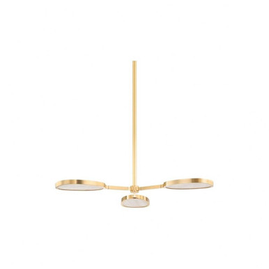 Boundary Oval 50W 3 LED Semi Flush Mount by Bailey Street Home - 72-BEL-4637807