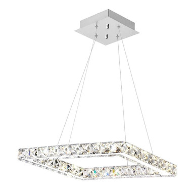 Ring 20 LED Light Small Chandelier by CWI - 5080P15ST-S