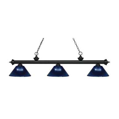Riviera 3 Light Island/Billiard 14.25 In W by 14.25 In H by Z-Lite - 200-14R