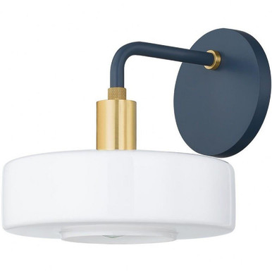 Aston 1 Light Wall Sconce by Mitzi - H886101-AGB/SBL