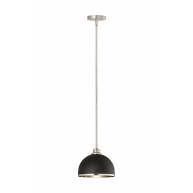 Landry 1 Light Pendant 7.5 x 10 Inches by Z Lite 1004P10-MB-BN - 1004P10-MB-BN