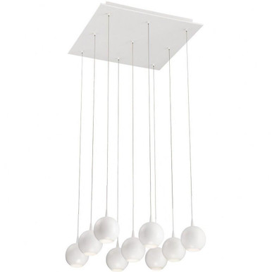Patruno 9 Light Small Cluster Chandelier by Eurofase - 28170-013
