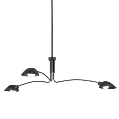 Leo 3 Light Oversized Pendant by Troy - F7813-SBK