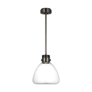 Morgan 15.2W 1 LED Pendant 12.9 Inch Tall by Visual Comfort Modern - AKPD595