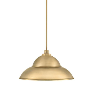 Odyssey 1 Light Stem Hung Large Pendant 8.25 Inch Wide by Toltec - 2601-NAB-429