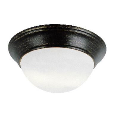 2 Light 11 Inch Wide Metal Flush Mount - 61-BEL-1625930