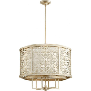 Bastille 6 Light Large Pendant 23 Inch Tall by Quorum - 6875-6-60
