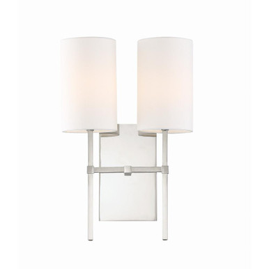 Veronica 2 Light Candle Style Wall Sconce by Crystorama - VER-242