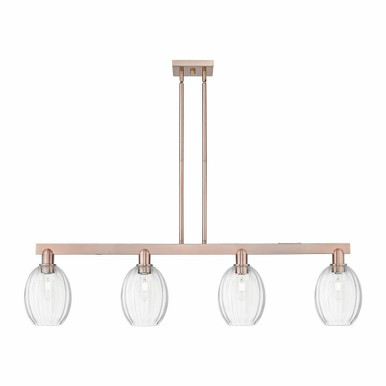 Preston 4 Light Stem Hung Island 11.63 Inch and 48 Inch Wide by Innovations - 716-4I-G459-6