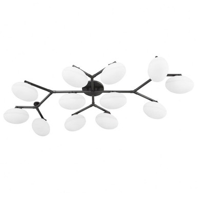 Wagner 72W 12 LED 59.5 Inch Wide Flush Mount by Hudson Valley - 5559