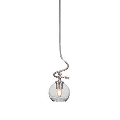 Capri 1 Light Mini Pendant In 15.6 x 5.75 Inch by Toltec  - 901-BN-4102