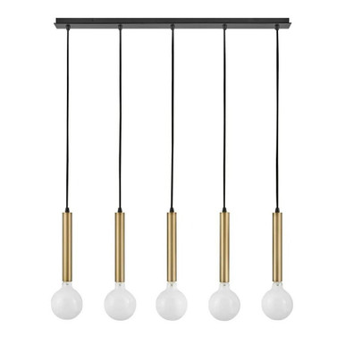 Bobbie 5 Light Oversized Linear Chandelier by Lark - 83206LCB