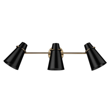 Reeva 3 Light Vanity Light by Golden - 2122-BA3