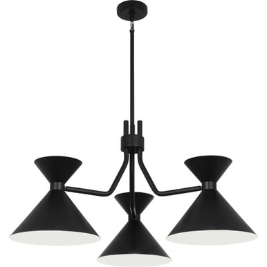 Cinch 3 Light Oversized Chandelier by Robert Abbey - 1254