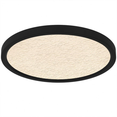 Outskirts 28W LED Flush Mount 1 Inch Tall and 15 Inch Wide by Quoizel - OSTC1715EK