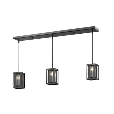 Meridional 3 Light Mini Island Chandelier by Z-Lite - Z6-58MP-C-3BRZ