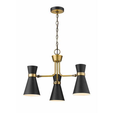 Stroykins Close 3 Light Chandelier 23.5 Inch Wide by 16.75 Inch High by BSH - 372-BEL-4186035
